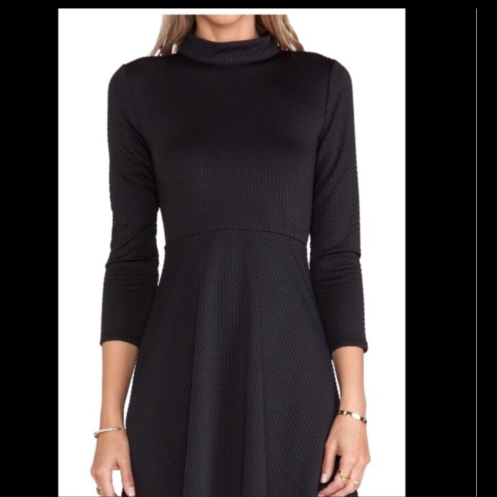 Free people Fed flirt Cutout back Black mini dress